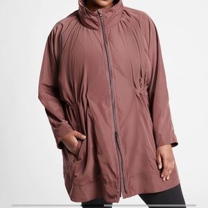 Athleta Drip Drop Jacket (plus size rain jacket)